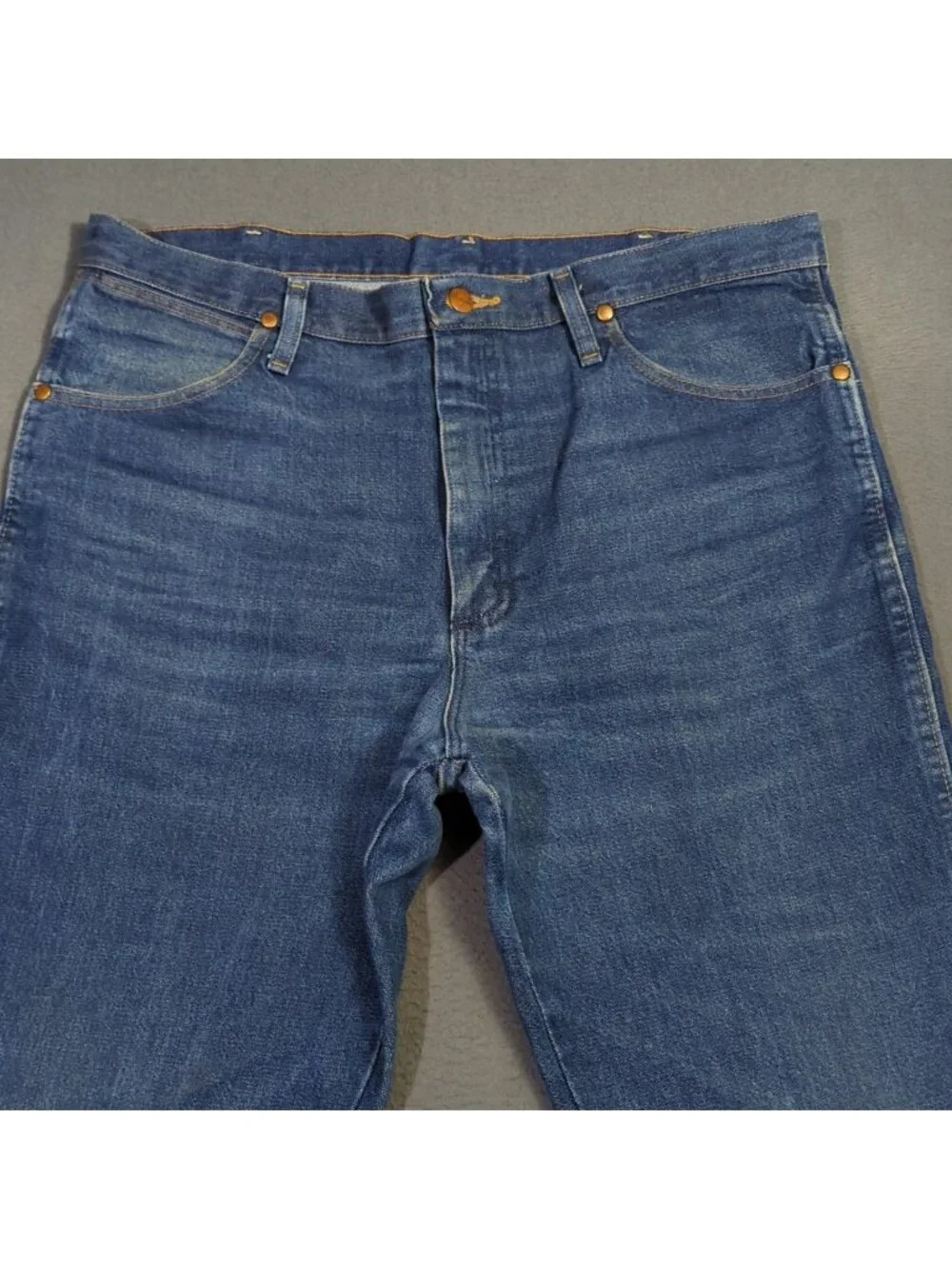 Wrangler Jeans Men's 36x30 Blue 936DEN Cowboy Cut Slim Fit Western